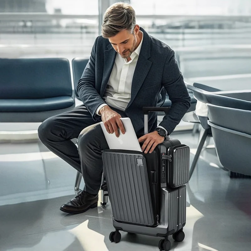 Valise à ouverture frontale, v - Spinner Wheel Rolling Suitcase 20 Inch avis et prix