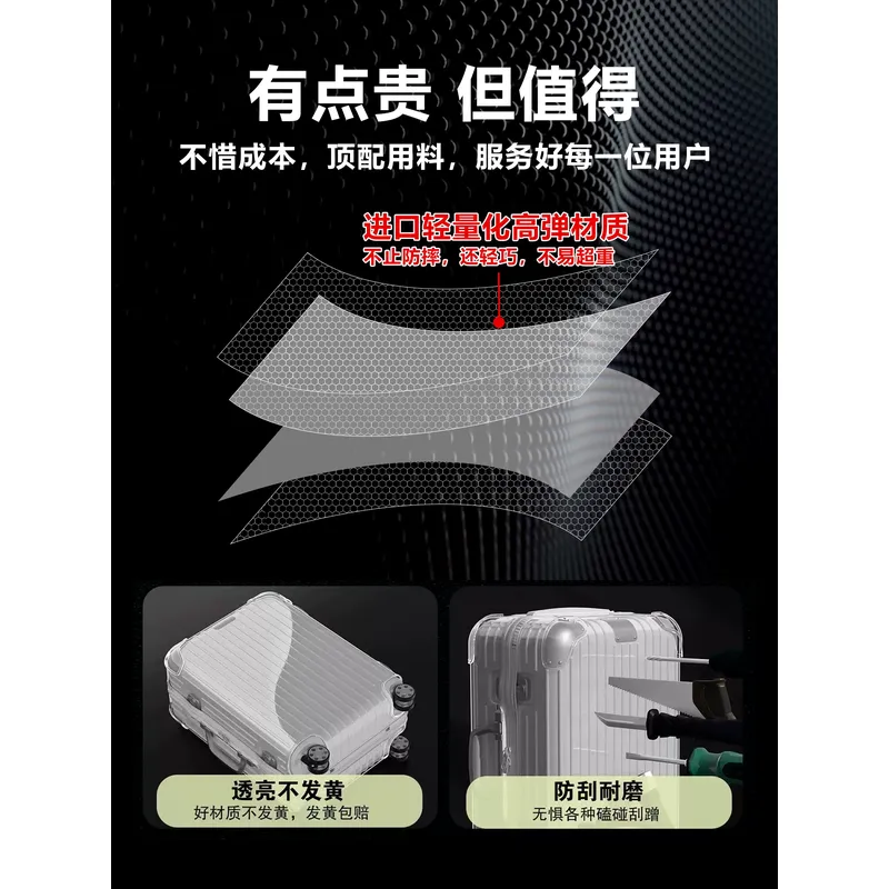 Housse de protection pour baga - Luggage Protective Cover Transparent avis et prix