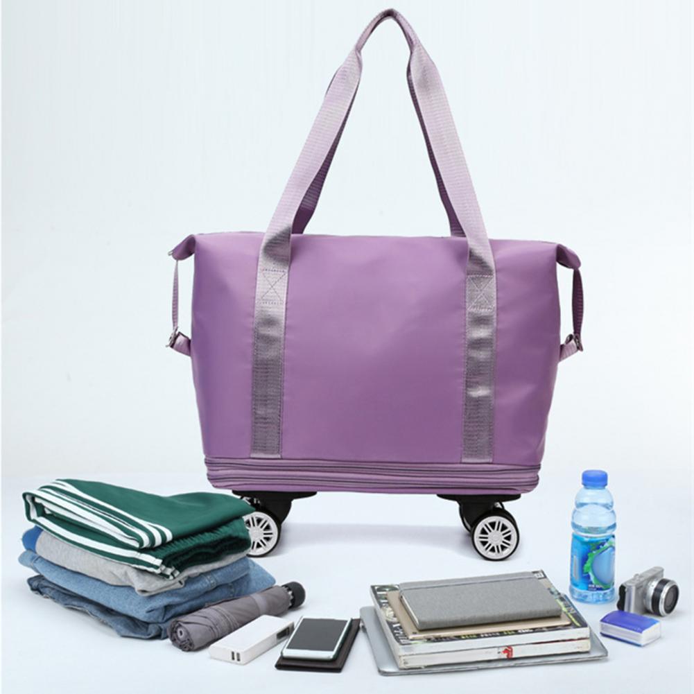 Sac de voyage à roulettes exte - Foldable Rolling Luggage Bag avis et prix
