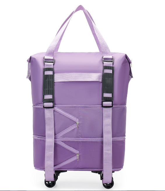 Sac de voyage à roulettes, rou - Foldable Rolling Luggage Bag avis et prix