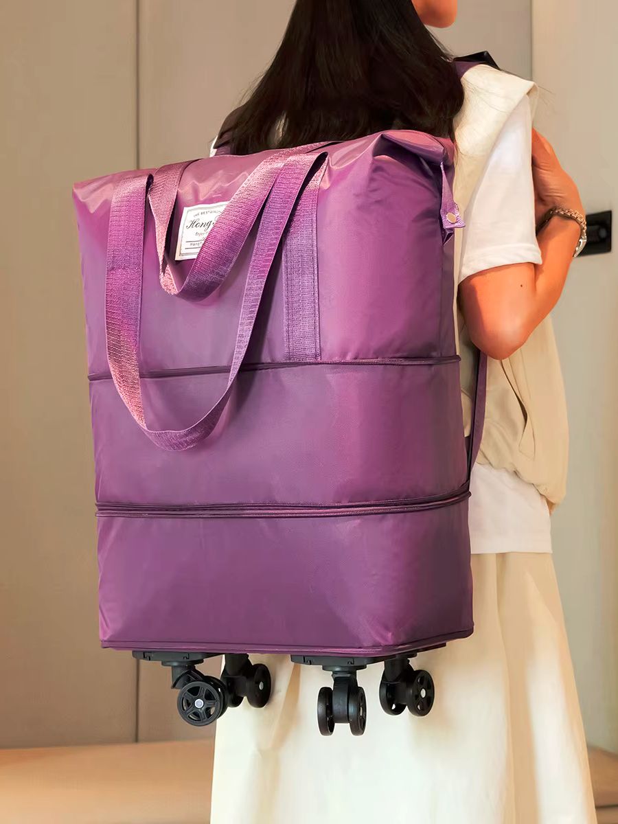 Sac de voyage à roulettes, rou - Foldable Rolling Luggage Bag avis et prix