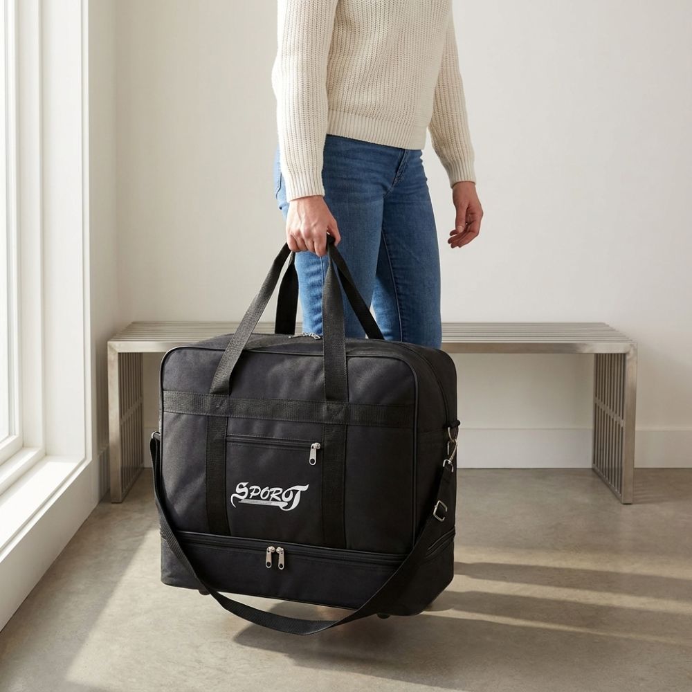 Sac de voyage à roulettes en t - Foldable Rolling Luggage Bag avis et prix