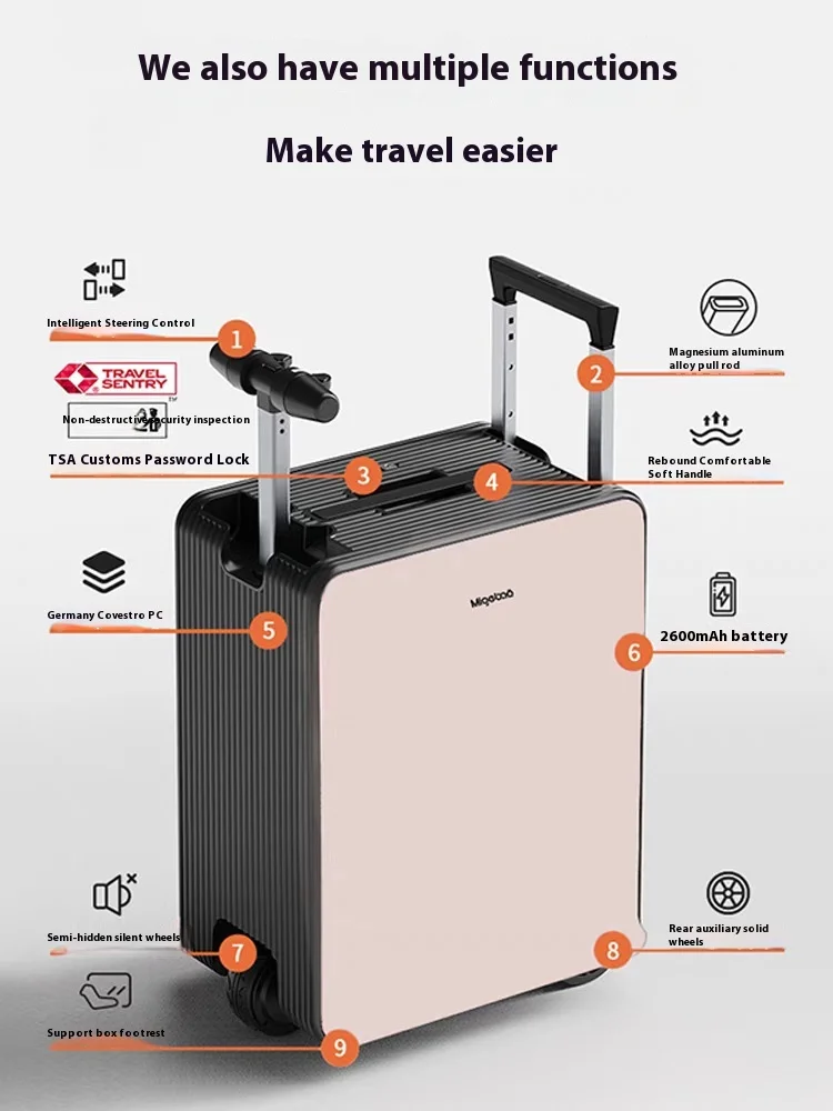 Nouvelle valise électronique 2 - Kids Ride On Suitcase Scooter avis et prix