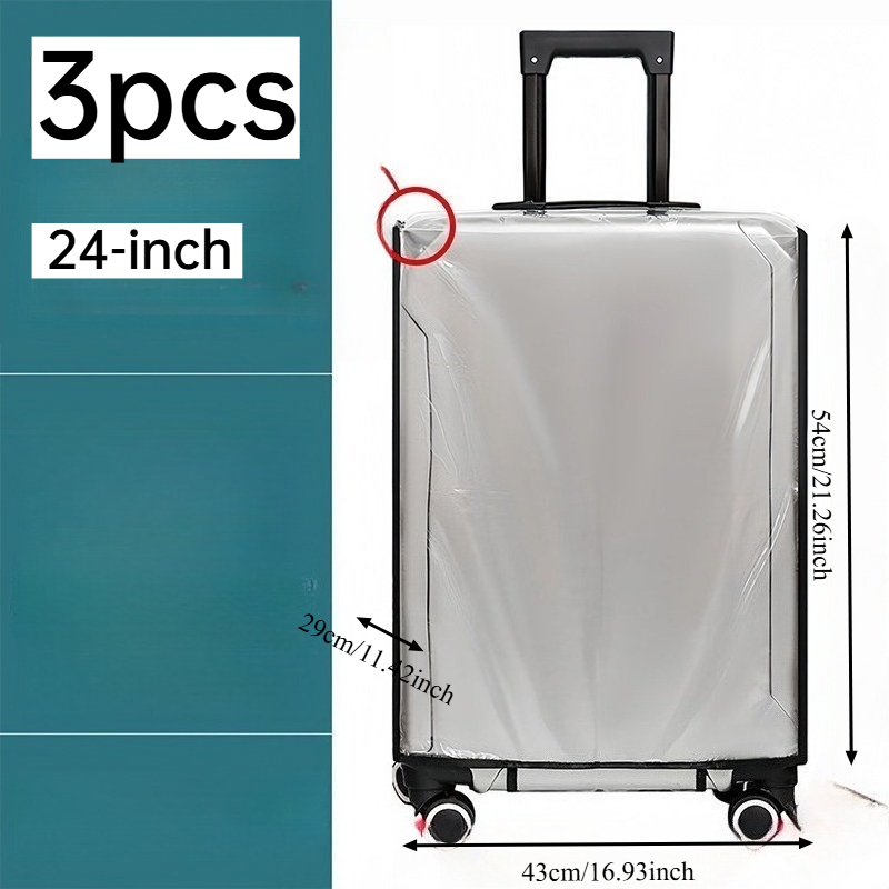 Lot de 3 Housses de Protection - Luggage Protective Cover Transparent avis et prix