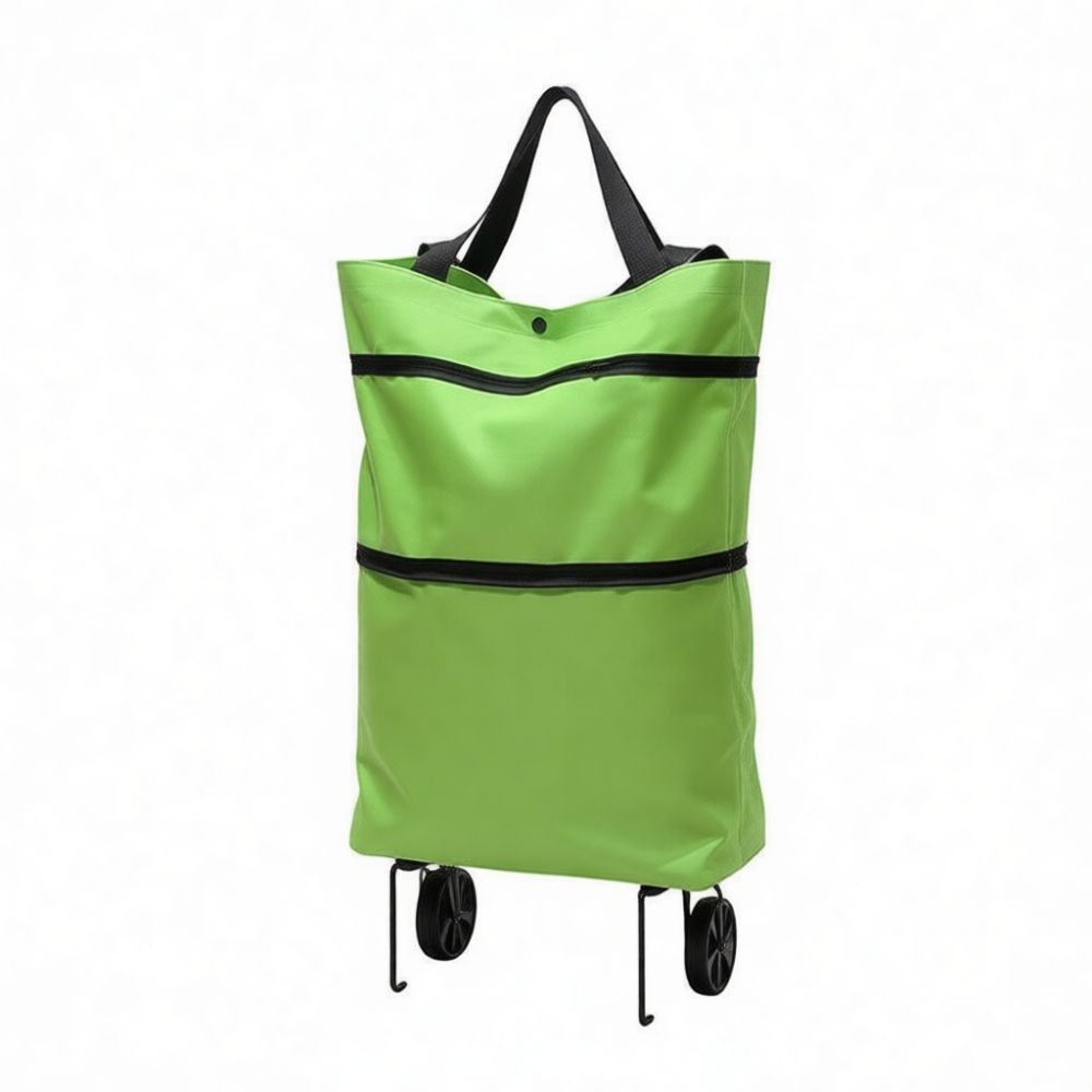 Sac de courses pliable et port - Foldable Rolling Luggage Bag avis et prix