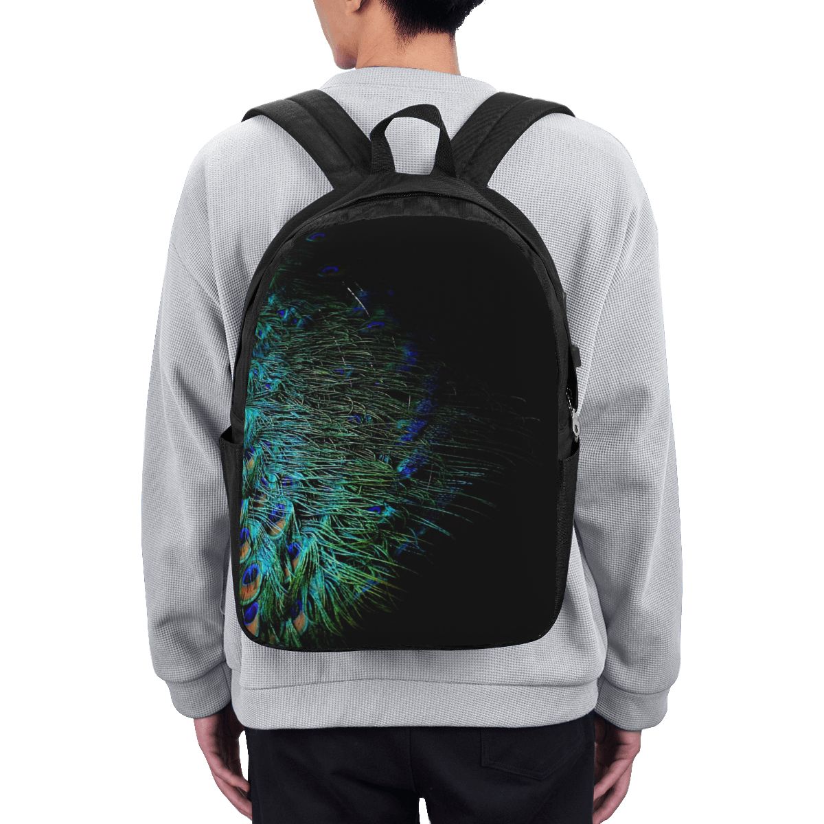 Sac à dos avec plumes de paon  - Backpacks avis et prix
