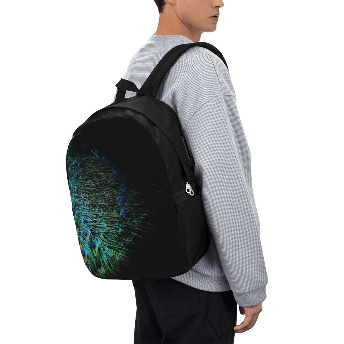 Sac à dos avec plumes de paon  - Backpacks avis et prix