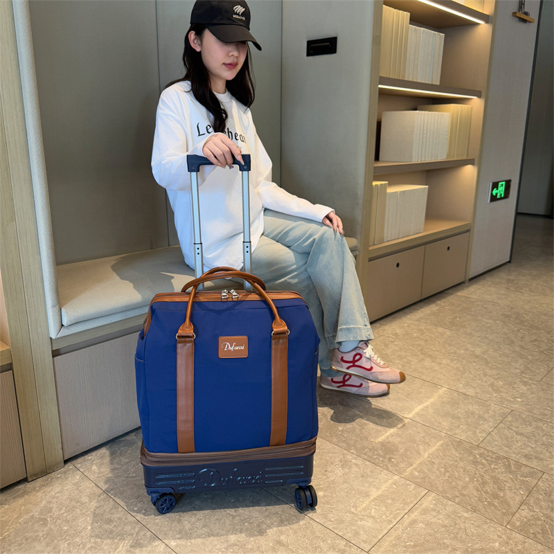 Sac de voyage à roulettes avec - Foldable Rolling Luggage Bag avis et prix