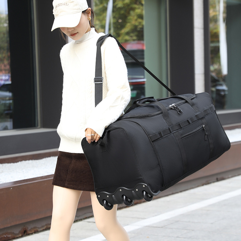 Sac de voyage grande capacité, - Foldable Rolling Luggage Bag avis et prix