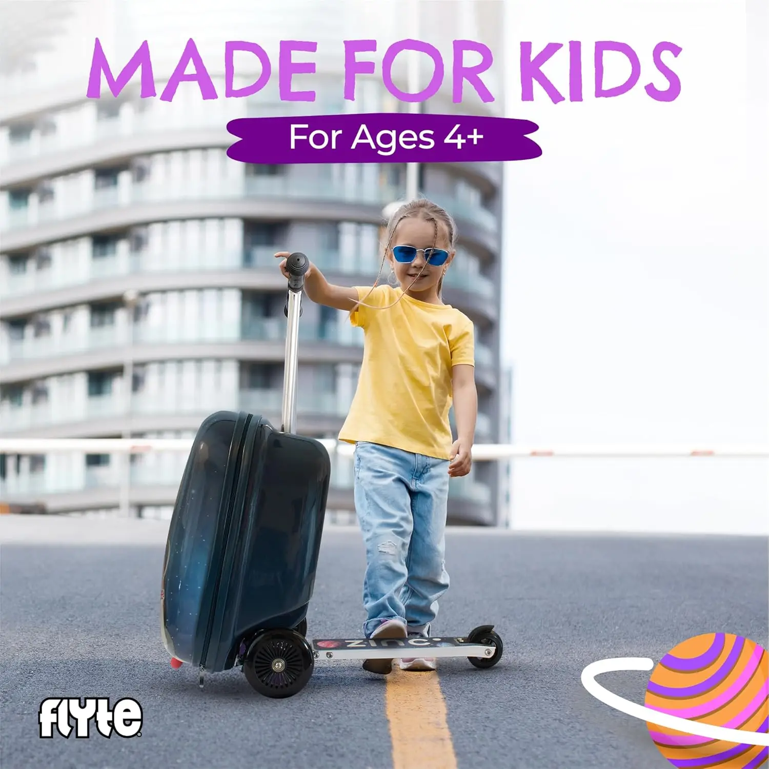 Valise Trottinette Pliante pou - Kids Ride On Suitcase Scooter avis et prix