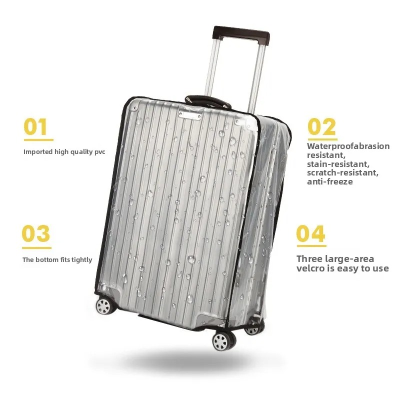 Housse de valise pour bagages  - Luggage Protective Cover Transparent avis et prix
