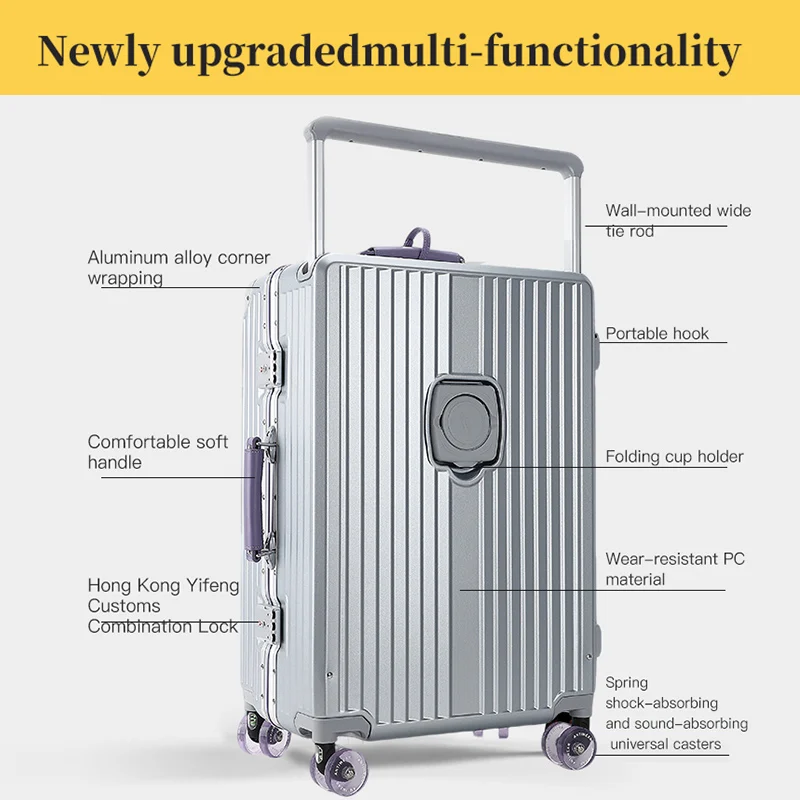 Valise Premium MIGEBAO 20 pouc - Aluminum Frame Carry On Luggage avis et prix
