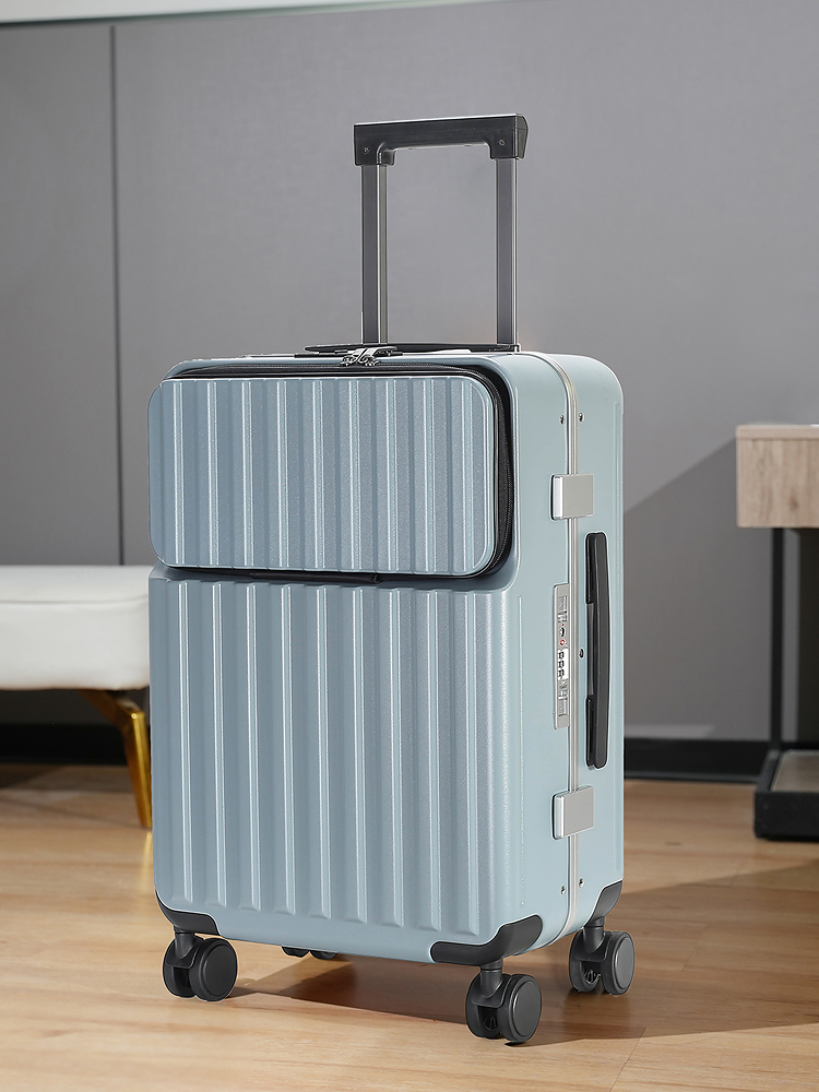 Valise cabine avec poche avant - Aluminum Frame Carry On Luggage avis et prix